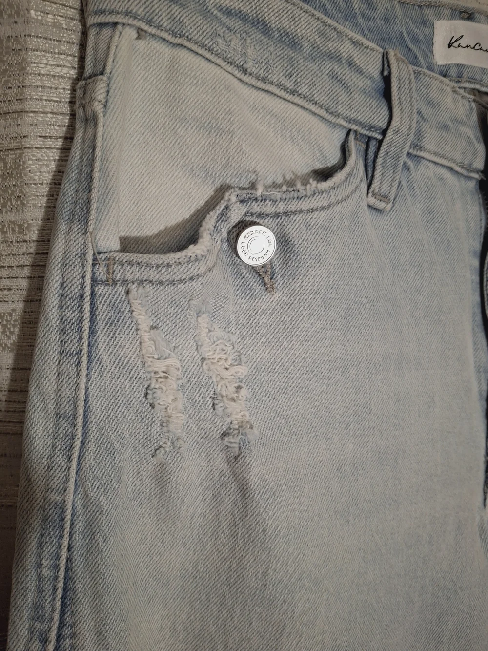 KanCan Light Blue Straight-Leg Women’s Jeans 03/25 NWT